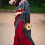 সেমি মসলিন বাটিক প্রিন্ট  শাড়ি